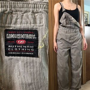 Union Bay Striped Overalls